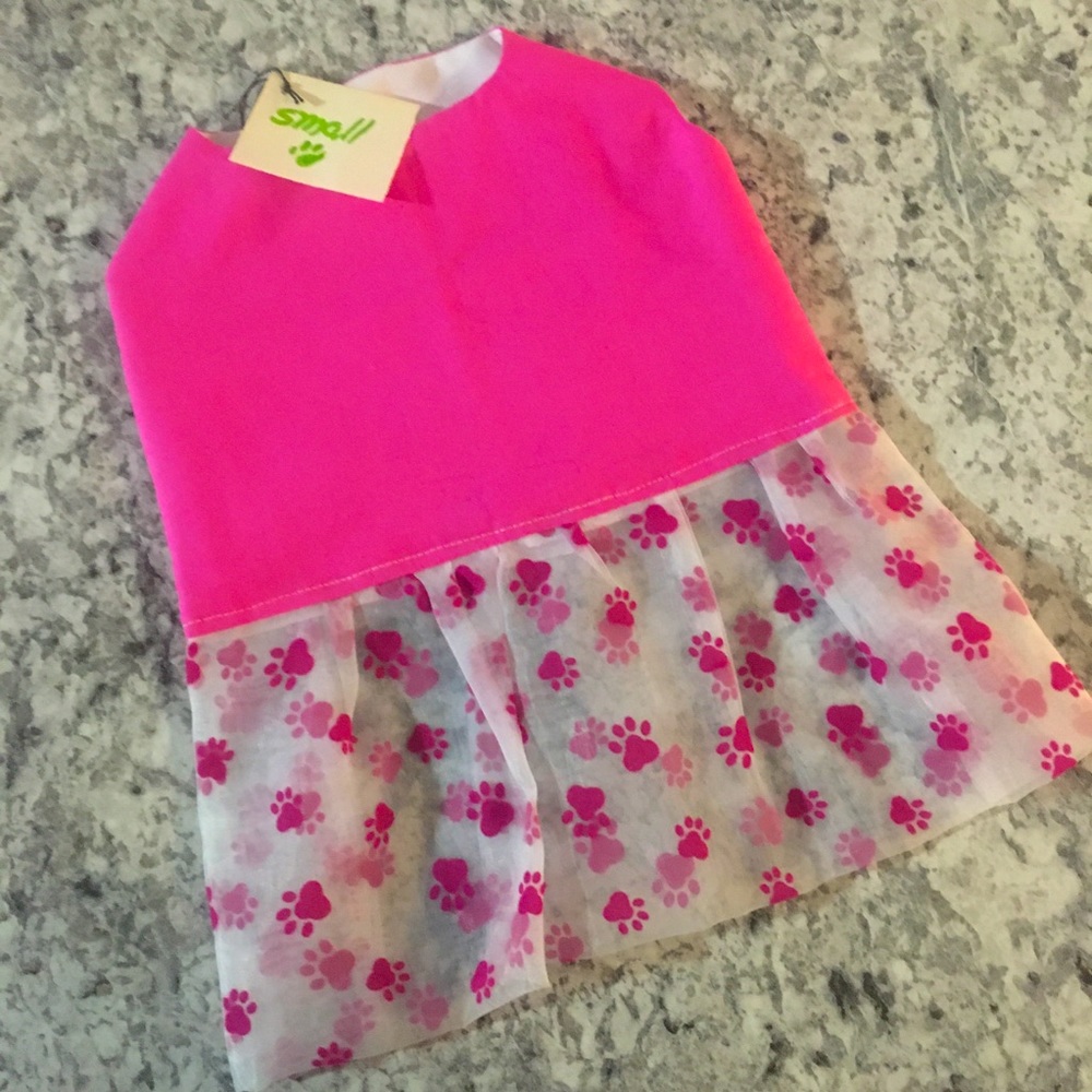 Handmade New Small dog dress
